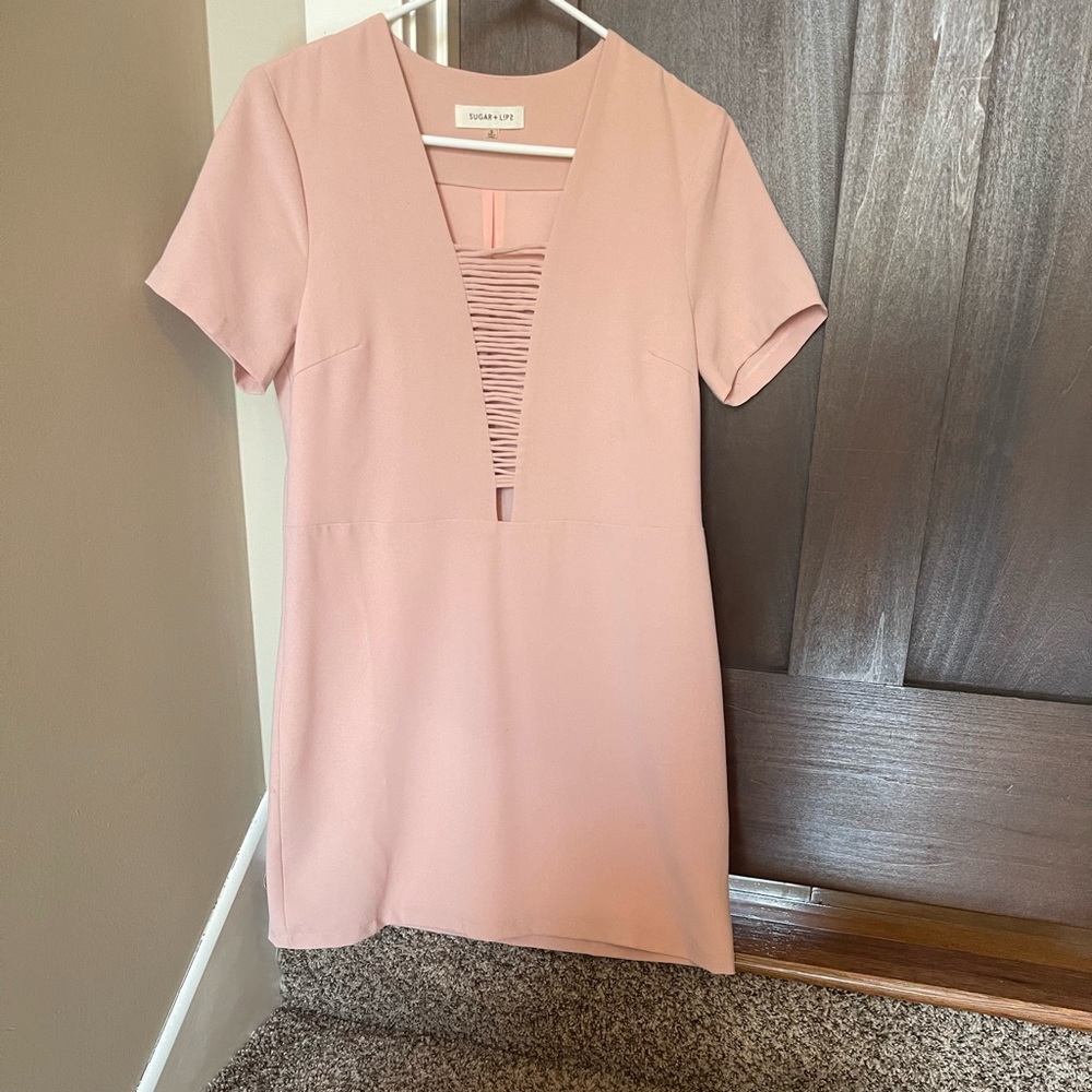 Pink dress- size small